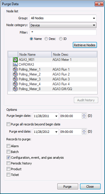 Purge Data